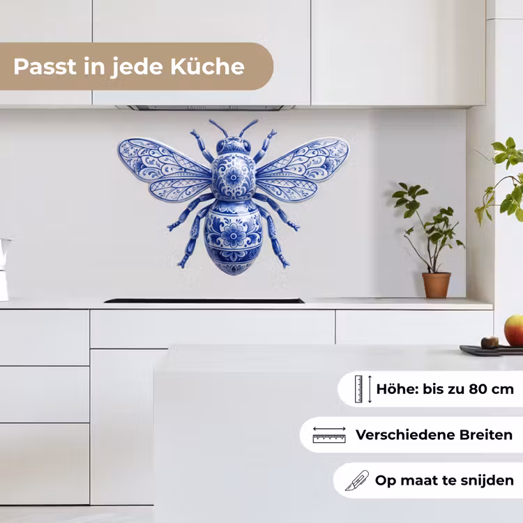 Bij - Modern - Delfts - Blauw keuken achterwand 2 middel -sfeer4_DE