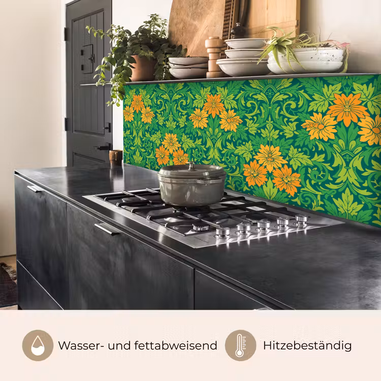 Bladeren - Bloemen - Boho - Hippie - Patronen keuken achterwand 2 middel 871 -usp_DE