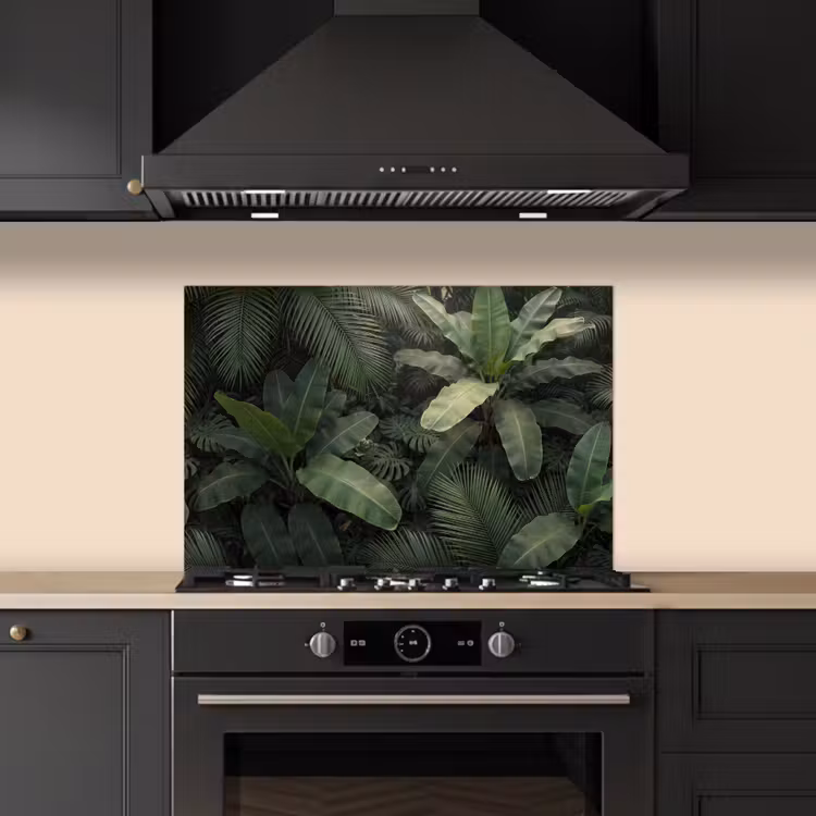 Bladeren - Groen - Tropisch - Natuur keuken achterwand spatscherm klein -sfeer1