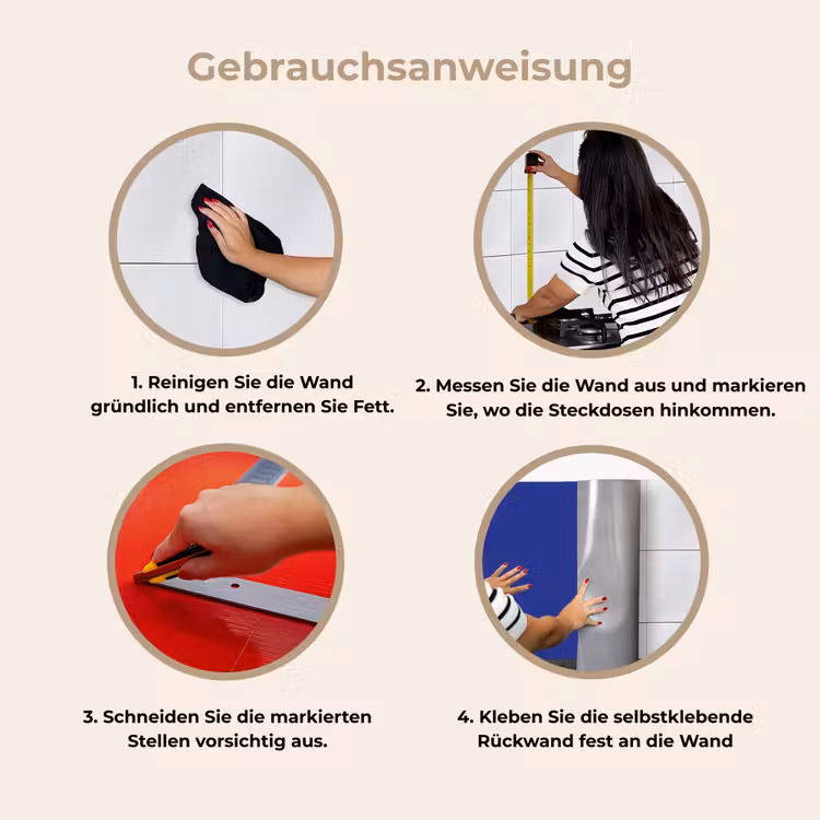 Blauw - Effen kleur - Donkerblauw keuken achterwand 2 middel 871 -gebruiksaanwijzing_DE