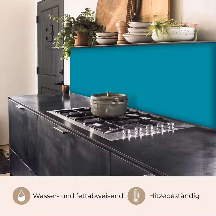 Blauw - Effen kleur keuken achterwand 2 middel 871 -usp_DE