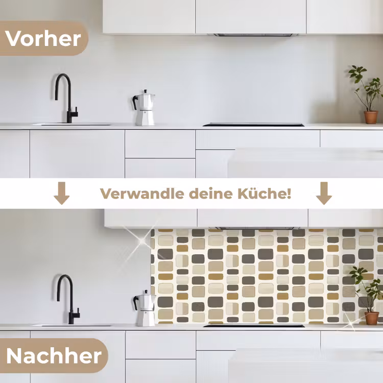 Blokken - Vintage - Grijs keuken achterwand 2 middel 871 -voor-na_DE