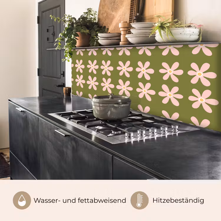 Bloem - Modern - Groen keuken achterwand 2 middel 871 -usp_DE