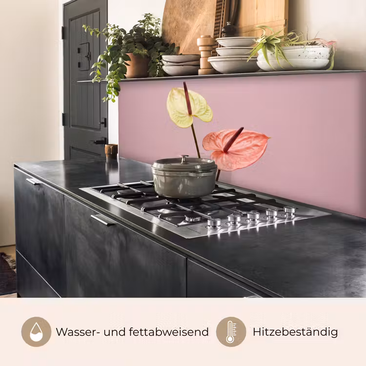 Bloemen - Anthuriums - Geel - Roze keuken achterwand 2 middel -usp_DE