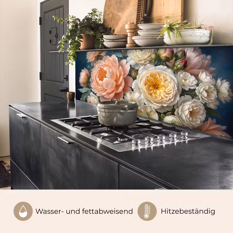 Bloemen - Boeket - Natuur - Klassiek - Kleurrijk keuken achterwand 2 middel -usp_DE
