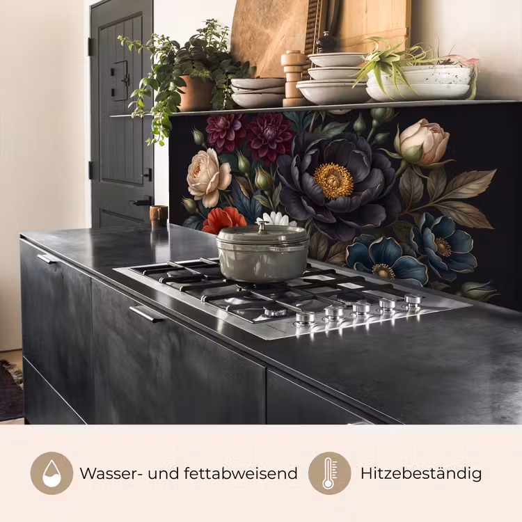 Bloemen - Boeket - Natuur - Klassiek - Weelderig keuken achterwand 2 middel -usp_DE