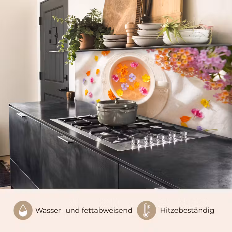 Bloemen - Kop - Natuur - Kleurrijk - Zomer keuken achterwand 2 middel -usp_DE