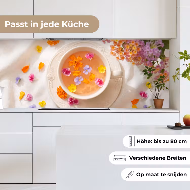 Bloemen - Kop - Natuur - Kleurrijk - Zomer keuken achterwand 2 middel -sfeer4_DE