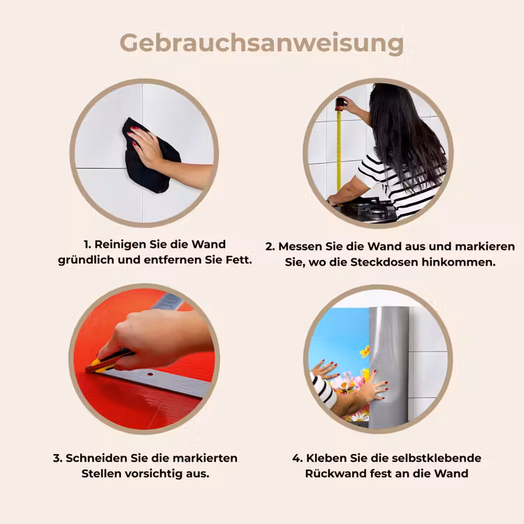 Bloemen - Kleurrijk - Blauw - Natuur keuken achterwand 2 middel -gebruiksaanwijzing_DE