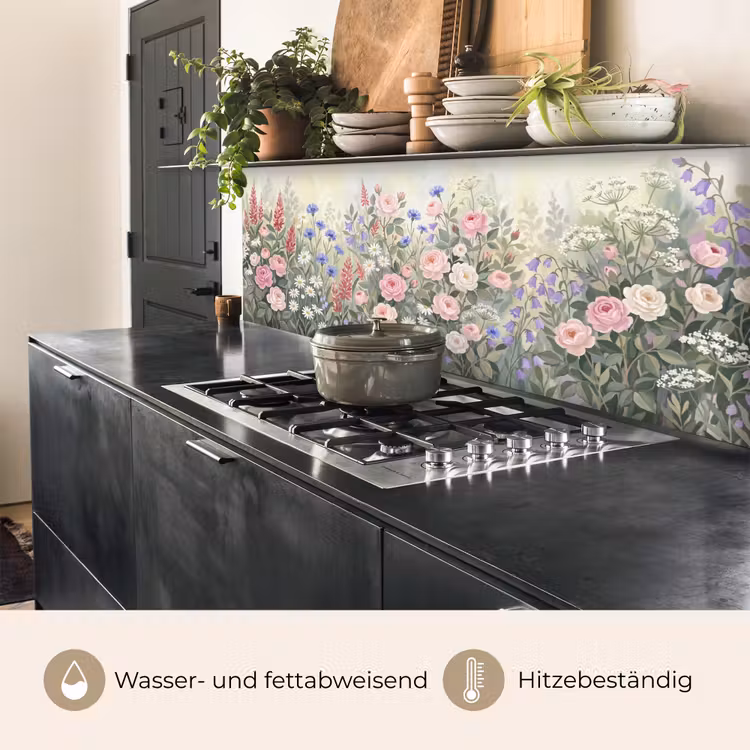 Bloemen - Tuin - Natuur - Kleurrijk keuken achterwand 2 middel -usp_DE
