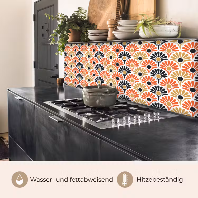 Bloemen - Japan - Patronen keuken achterwand 2 middel 871 -usp_DE