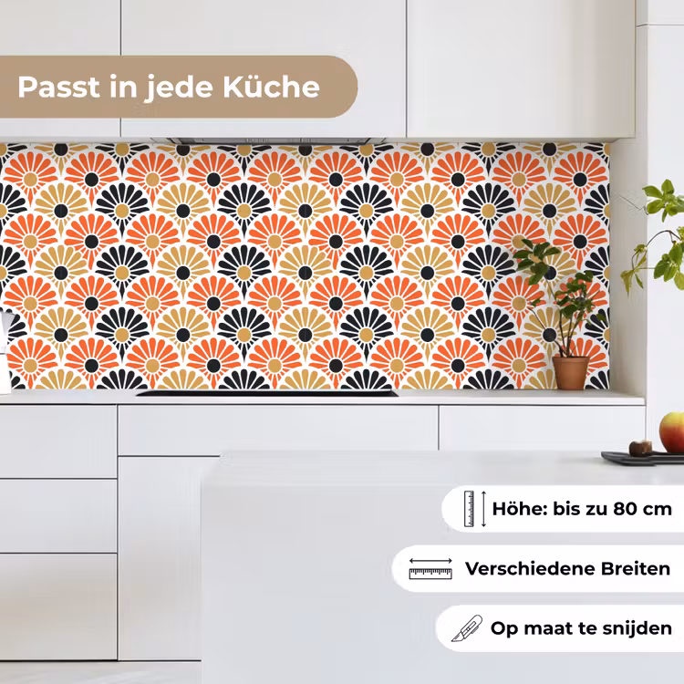 Bloemen - Japan - Patronen keuken achterwand 2 middel 871 -sfeer4_DE