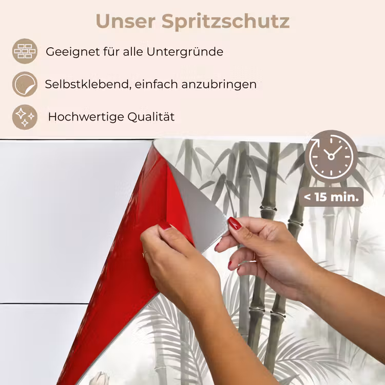 Bloemen - Knop - Tuin - Illustratie - Wit keuken achterwand spatscherm klein -spatscherm_DE
