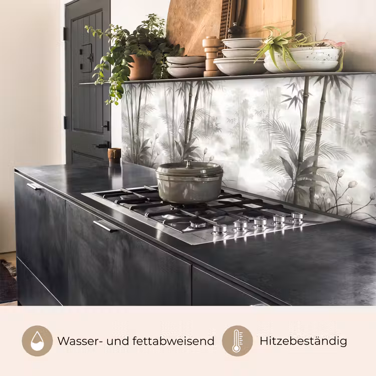 Bloemen - Knop - Tuin - Illustratie - Wit keuken achterwand 2 middel -usp_DE