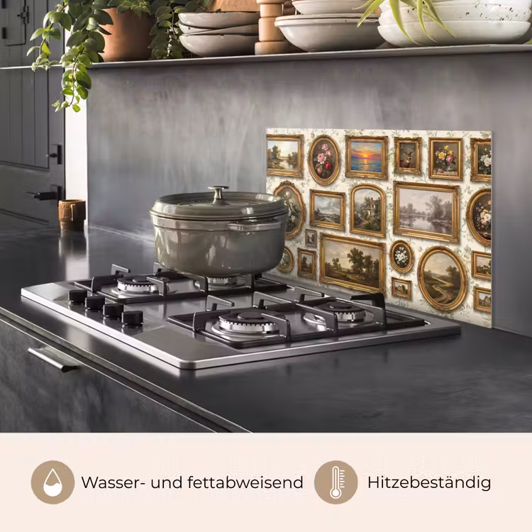 Bloemen - Roze - Stilleven - Klassiek keuken achterwand spatscherm klein -usp_DE