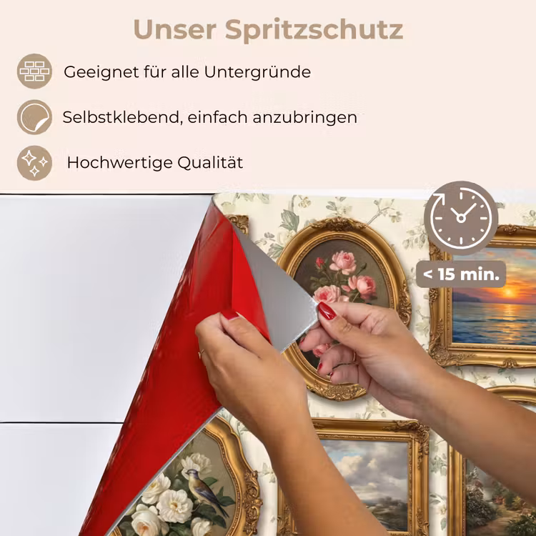Bloemen - Roze - Stilleven - Klassiek keuken achterwand spatscherm klein -spatscherm_DE