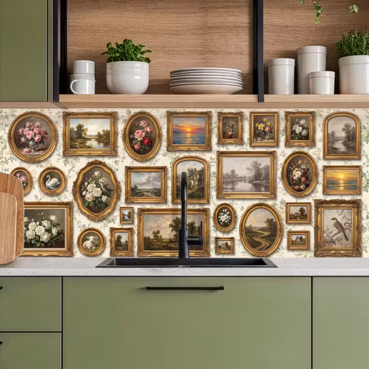 Bloemen - Roze - Stilleven - Klassiek keuken achterwand 2 middel -sfeer3