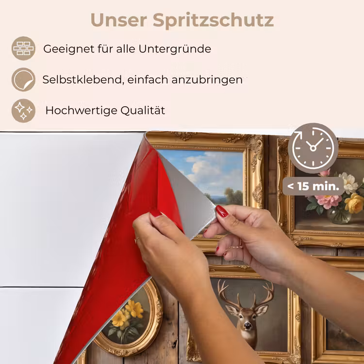 Bloemen - Rozen - Klassiek - Vaas - Kleurrijk keuken achterwand spatscherm klein -spatscherm_DE