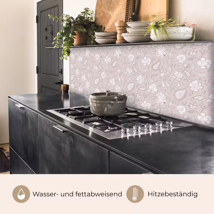 Bloemen - Getekend - Lavendel keuken achterwand 2 middel 871 -usp_DE