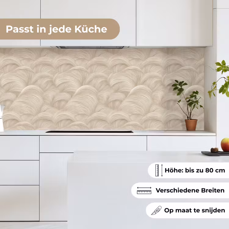 Bogen - Patroon - Beige keuken achterwand 2 middel 871 -sfeer4_DE