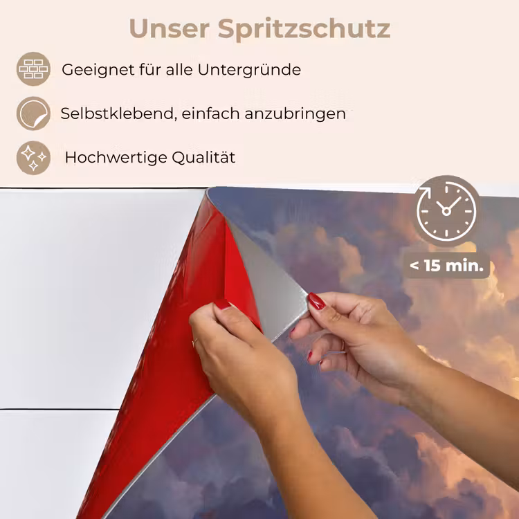 Boot - Zonsondergang - Zee - Natuur - Goud keuken achterwand spatscherm klein -spatscherm_DE