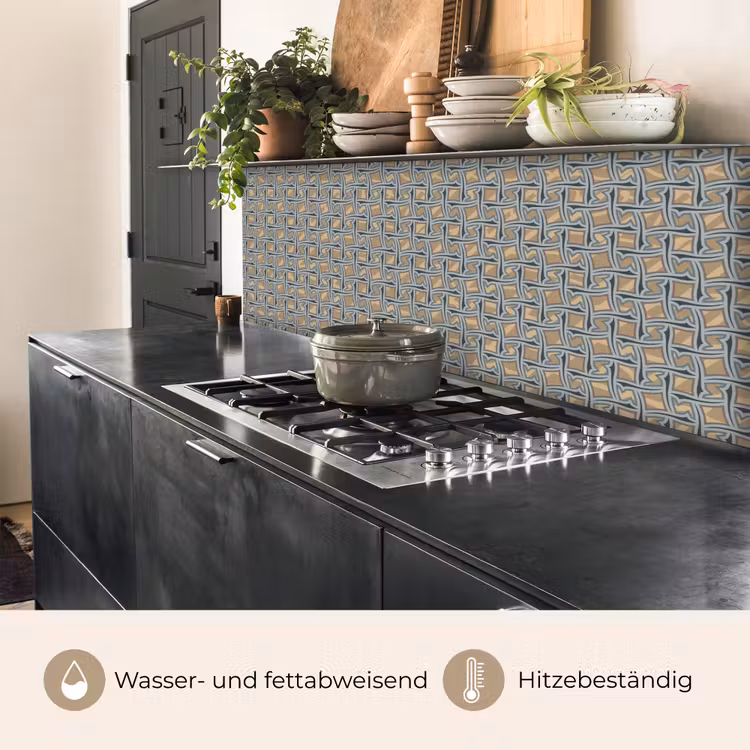 Bruin - Patronen - Geometrie keuken achterwand 2 middel 871 -usp_DE