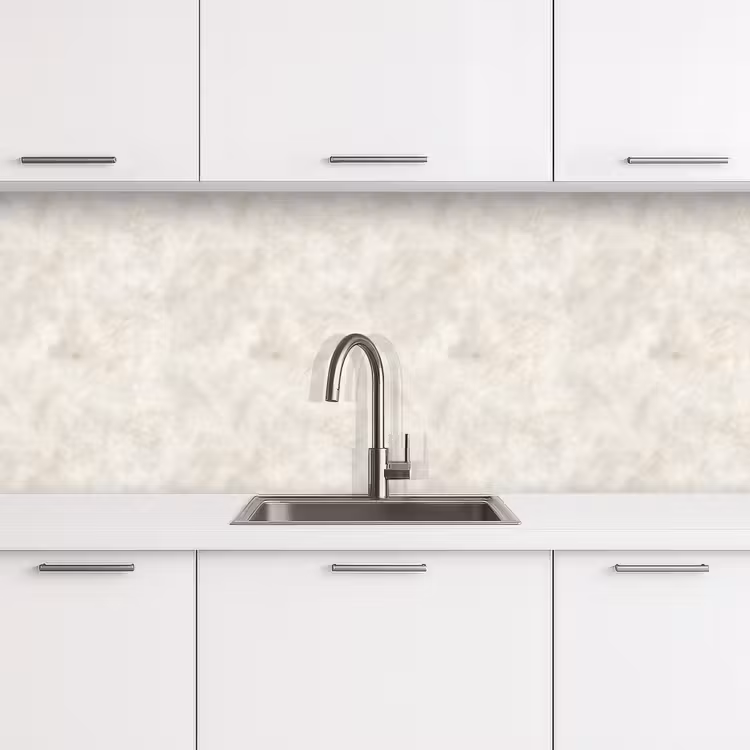 Crèmebeige - Marmer - Aders keuken achterwand 2 middel 871 -3d