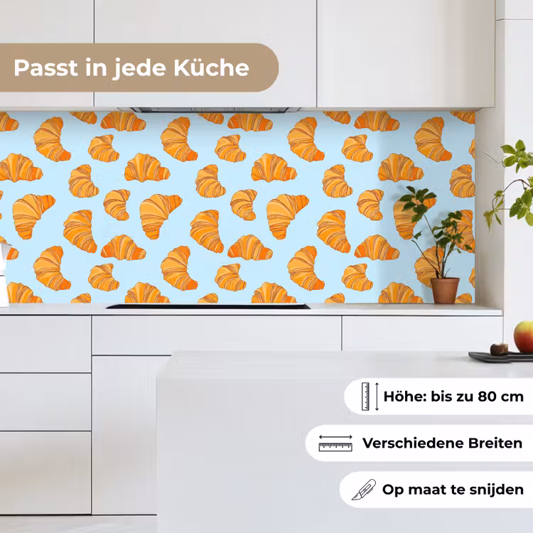 Croissant - Speels - Blauw keuken achterwand 2 middel 871 -sfeer4_DE
