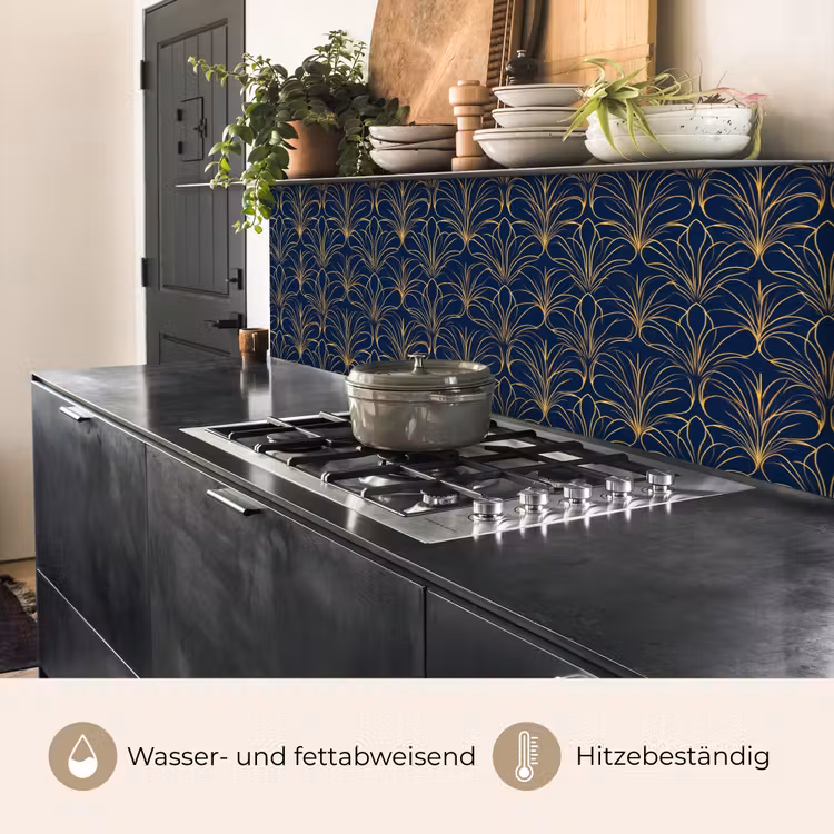 Deco - Waaier - Blauw keuken achterwand 2 middel 871 -usp_DE