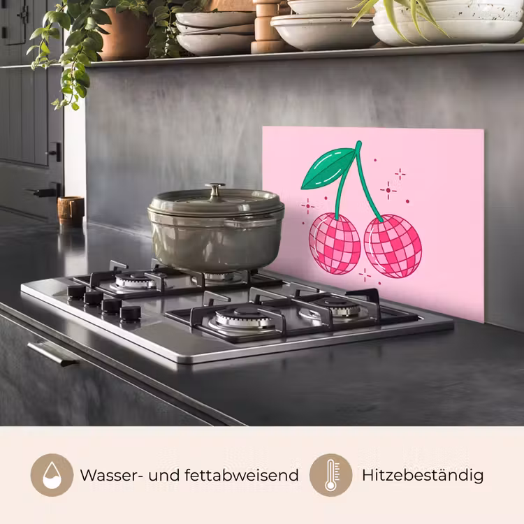 Decoratie - Disco-bal - Feest - Roze keuken achterwand spatscherm klein -usp_DE