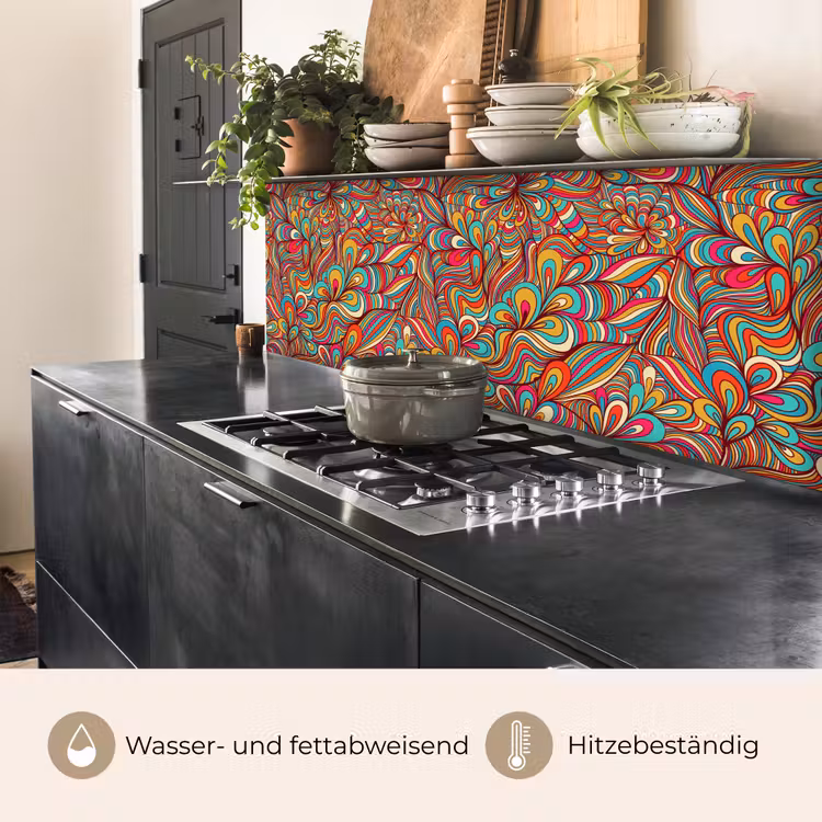 Design - Jaren 70 - Fantasy - Kleur keuken achterwand 2 middel 871 -usp_DE