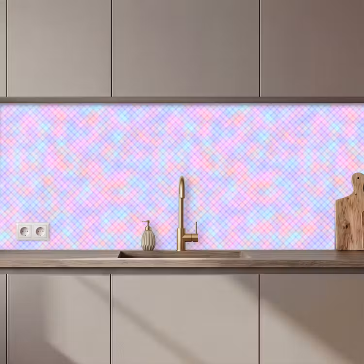 Design - Geometrie - Roze keuken achterwand 2 middel 871 zz_3dshopping