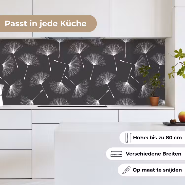 Design - Paardenbloem - Plant keuken achterwand 2 middel 871 -sfeer4_DE