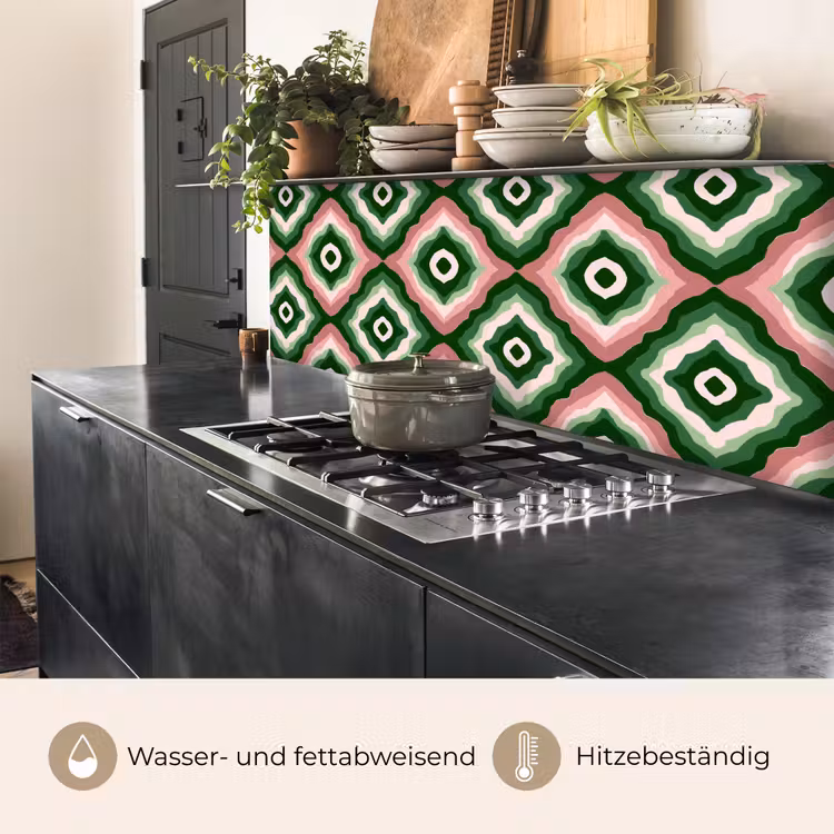 Ontwerp - Organisch - Kleurrijk keuken achterwand 2 middel 871 -usp_DE