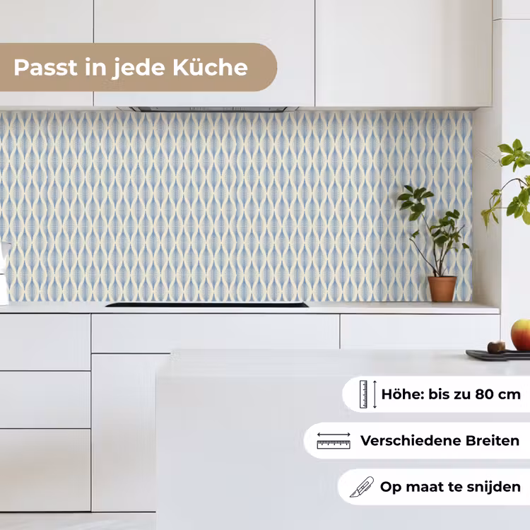 Design - Vintage - Abstract keuken achterwand 2 middel 871 -sfeer4_DE