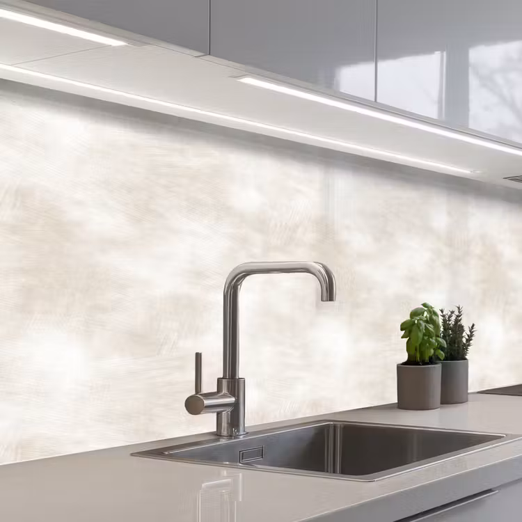 Subtiel - Structuur - Beige keuken achterwand 2 middel 871 -3d_schuin