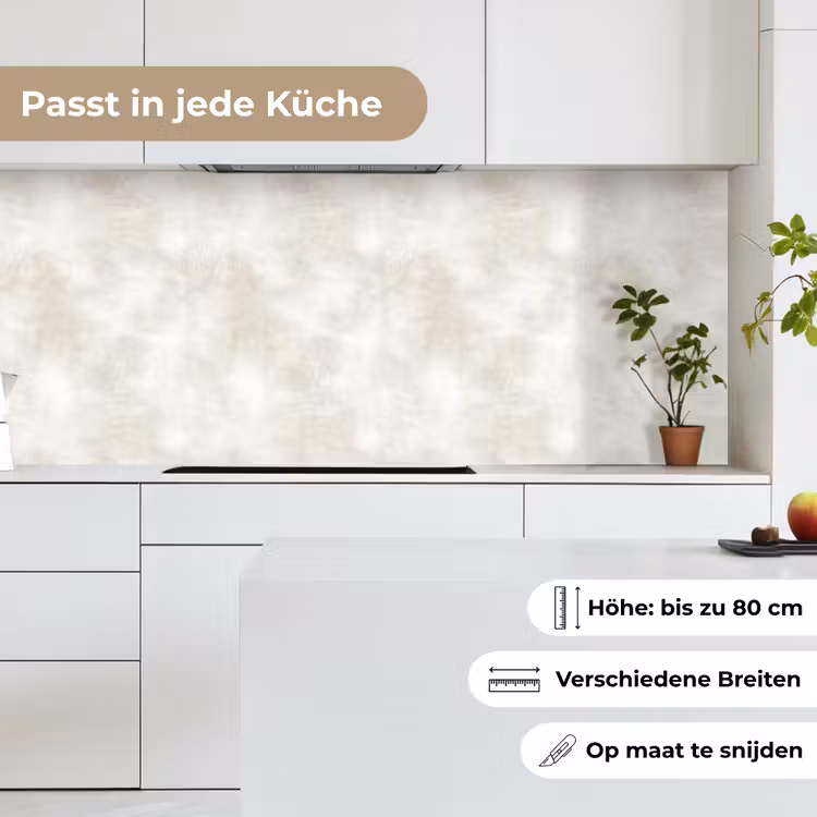 Subtiel - Structuur - Beige keuken achterwand 2 middel 871 -sfeer4_DE