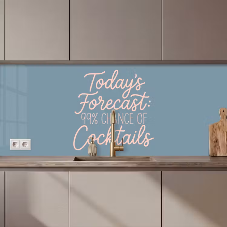Today's Forecast - Cocktails - Blauw keuken achterwand 2 middel zz_3dshopping