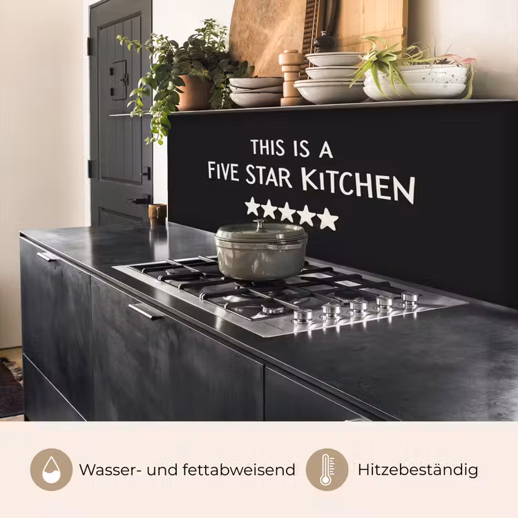 This is a five star kitchen keuken achterwand 2 middel -usp_DE
