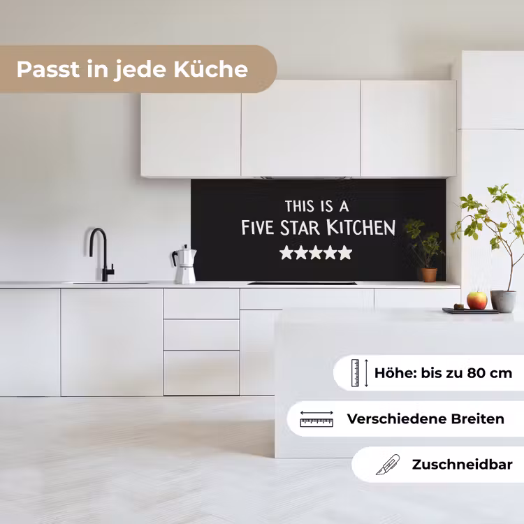 This is a five star kitchen keuken achterwand 2 middel -sfeer4_DE