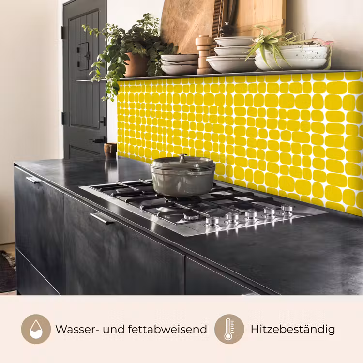 Stippen - Modern - Geel keuken achterwand 2 middel 871 -usp_DE