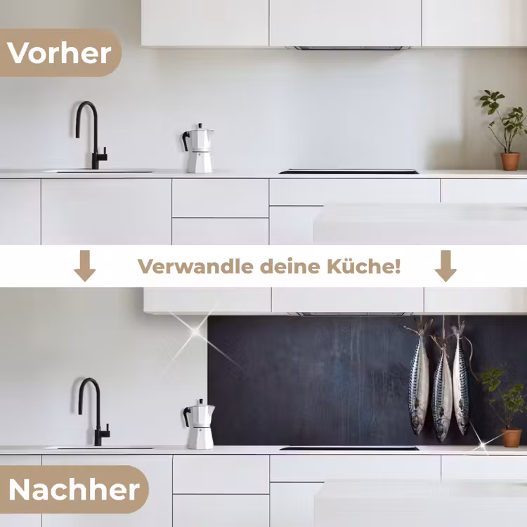 Küchenrückwand - Drei Fische – Seil — 3