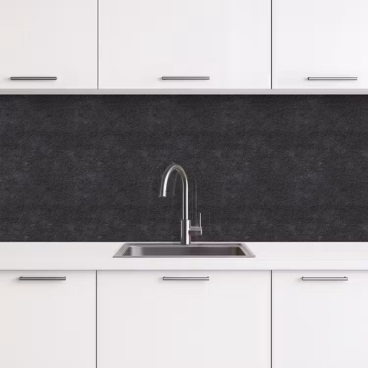 Donkergrijs - Asfaltstructuur - Ruw keuken achterwand 2 middel 871 -3d