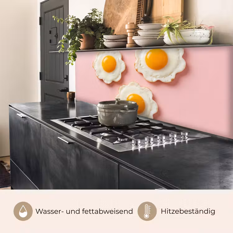 Eieren - Bloem - Roze keuken achterwand 2 middel -usp_DE