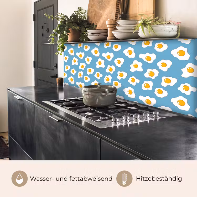 Eieren - Dooiers - Blauw keuken achterwand 2 middel 871 -usp_DE