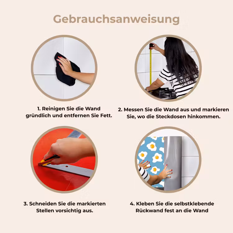 Eieren - Dooiers - Blauw keuken achterwand 2 middel 871 -gebruiksaanwijzing_DE