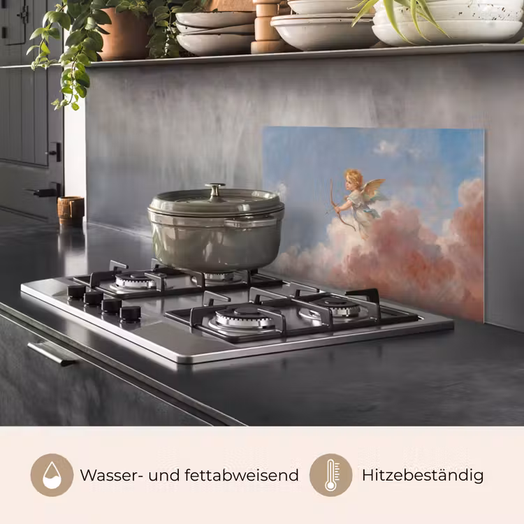 Engel - Pijl en boog - Mythologie - Klassiek keuken achterwand spatscherm klein -usp_DE
