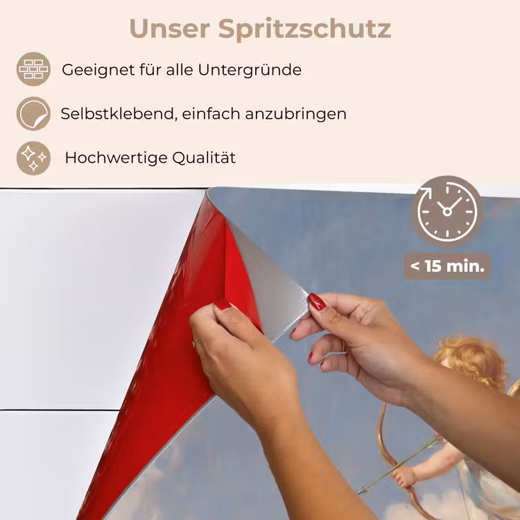 Engel - Pijl en boog - Mythologie - Klassiek keuken achterwand spatscherm klein -spatscherm_DE