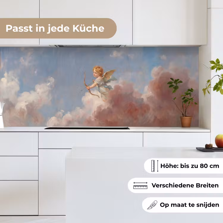 Engel - Pijl en boog - Mythologie - Klassiek keuken achterwand 2 middel -sfeer4_DE