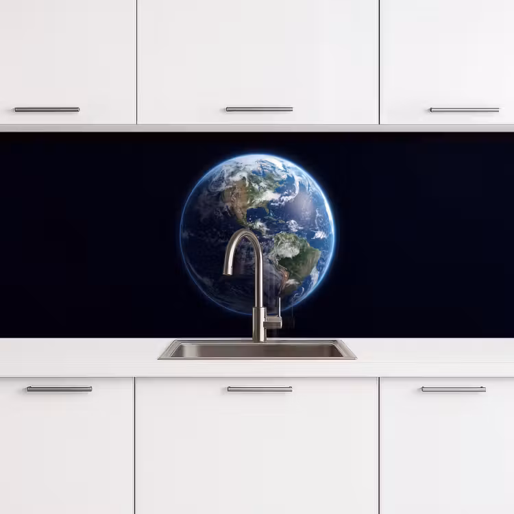 Küchenrückwand - Erde – Weltraum – Kosmos - Aarde - Ruimte - Kosmos keuken achterwand 2 middel